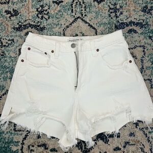 Abercrombie & Fitch High-Rise Denim Shorts